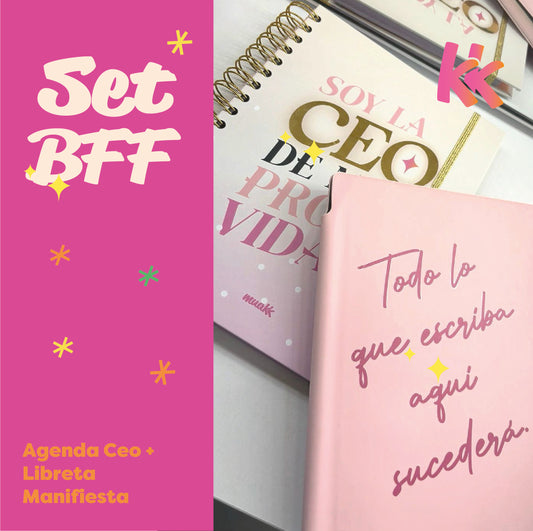 Set BFF: Agenda CEO + Libreta Manifiesta